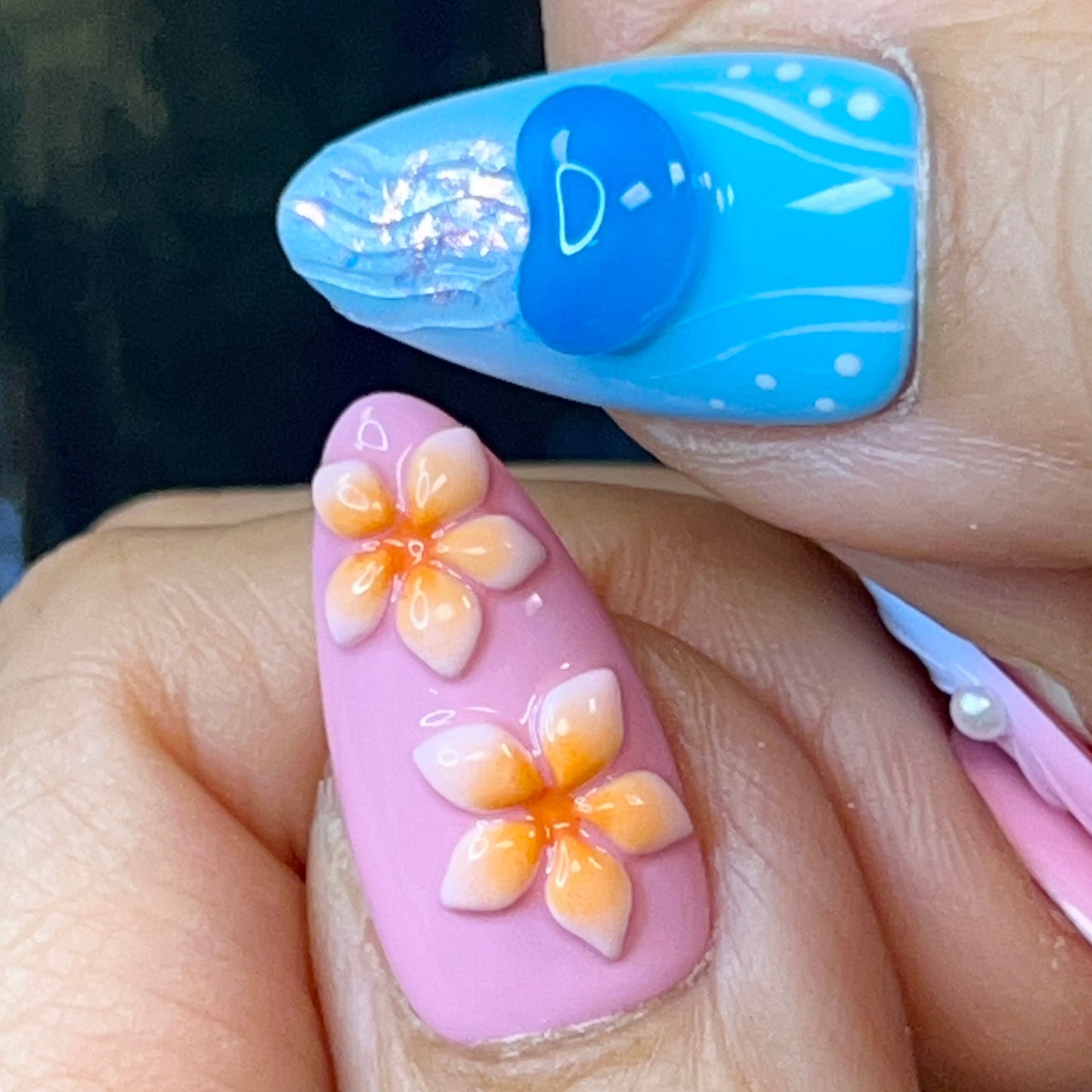 Tropical Breeze Gradient Nail Art Set
