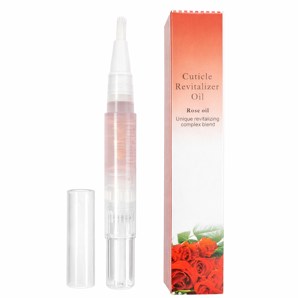 Cuticle Oil Pen with Brush Applicator – Rose Oil Nail & Cuticle Care-Free Shipping
