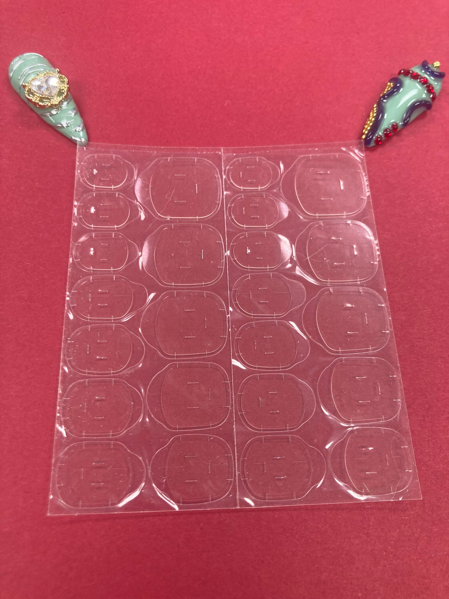 Press on Nails Adhesive Tabs-Jelly Glue, solid gel tab, press on nail glue, adhesive