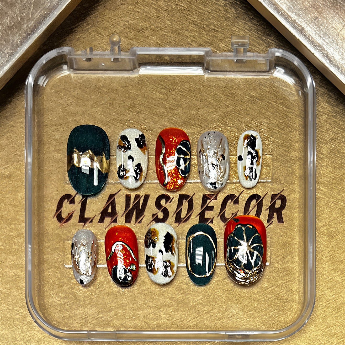 Ruby Tortoiseshell Luxe Press-On Nails