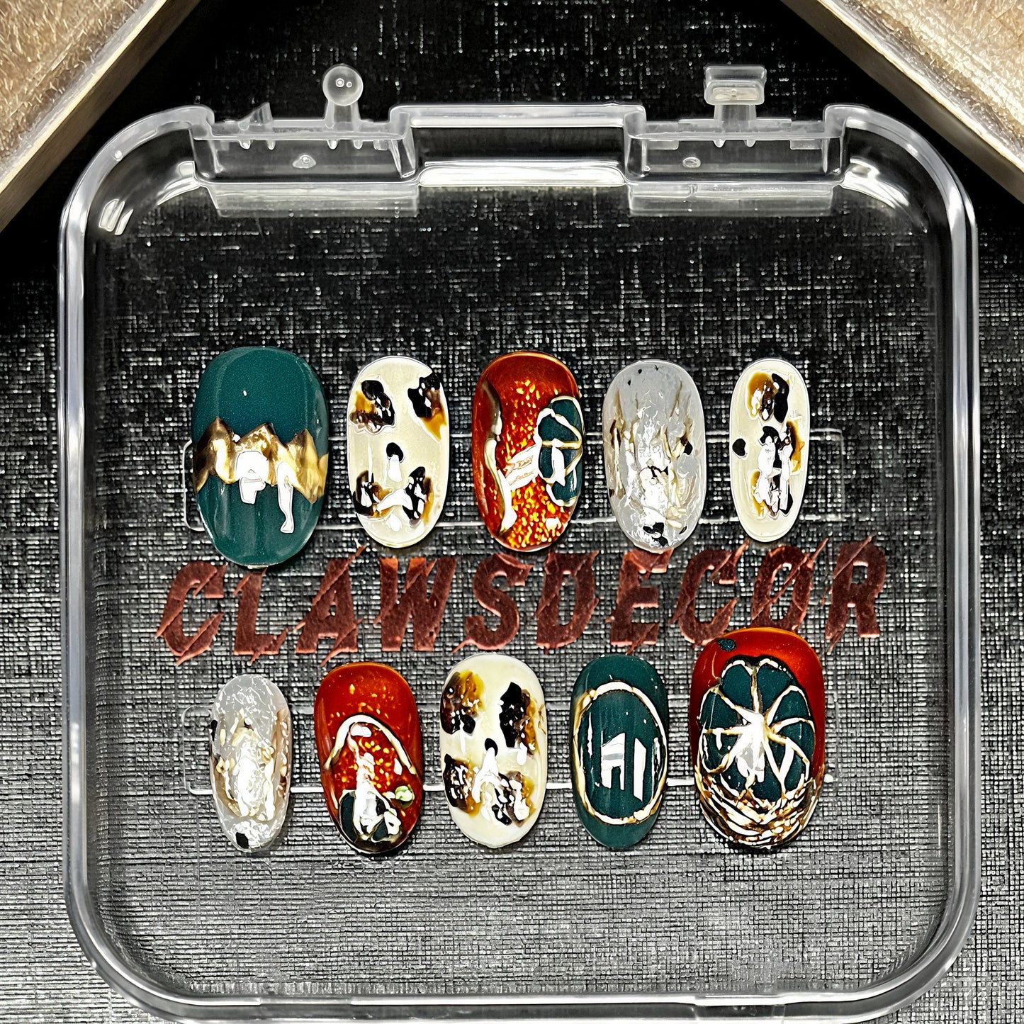 Ruby Tortoiseshell Luxe Press-On Nails