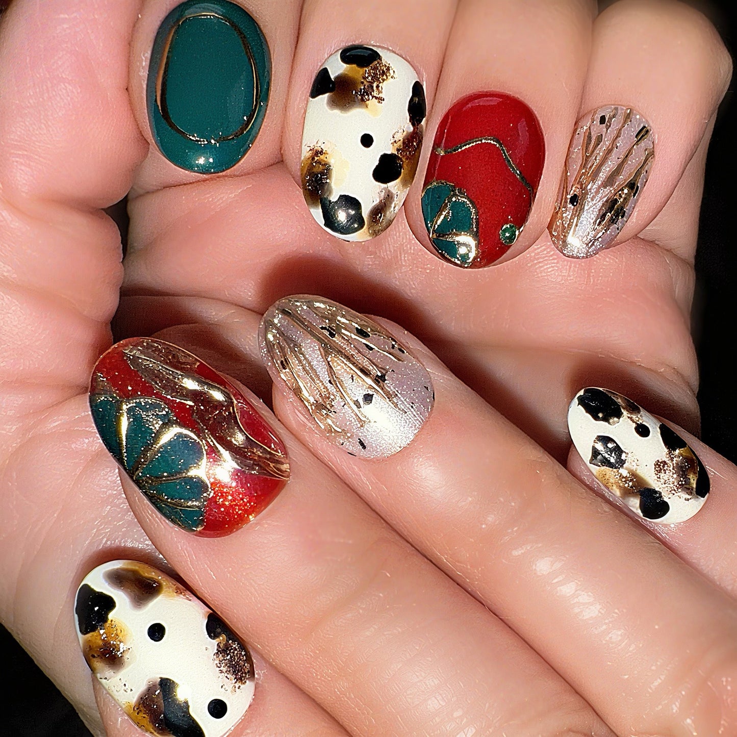 Ruby Tortoiseshell Luxe Press-On Nails