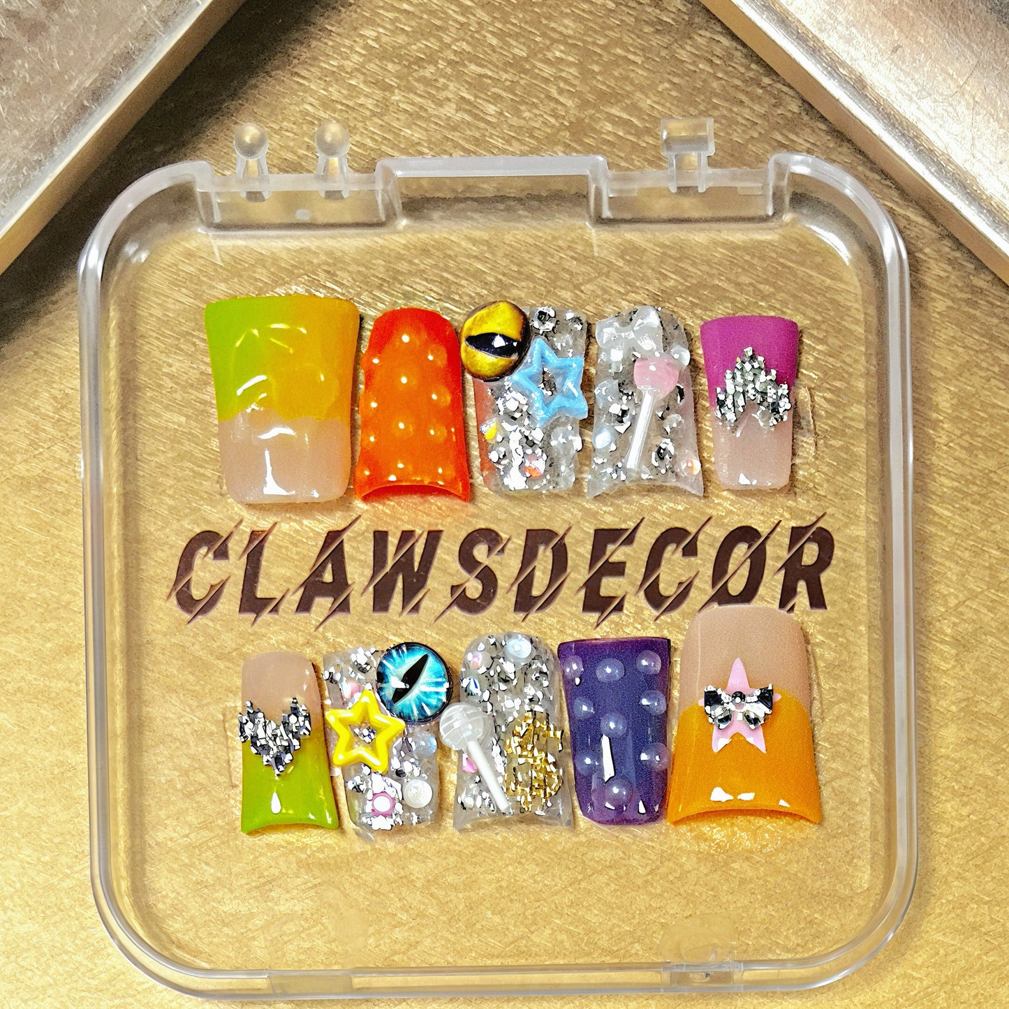Kawaii Candy Galaxy Press-On Nails